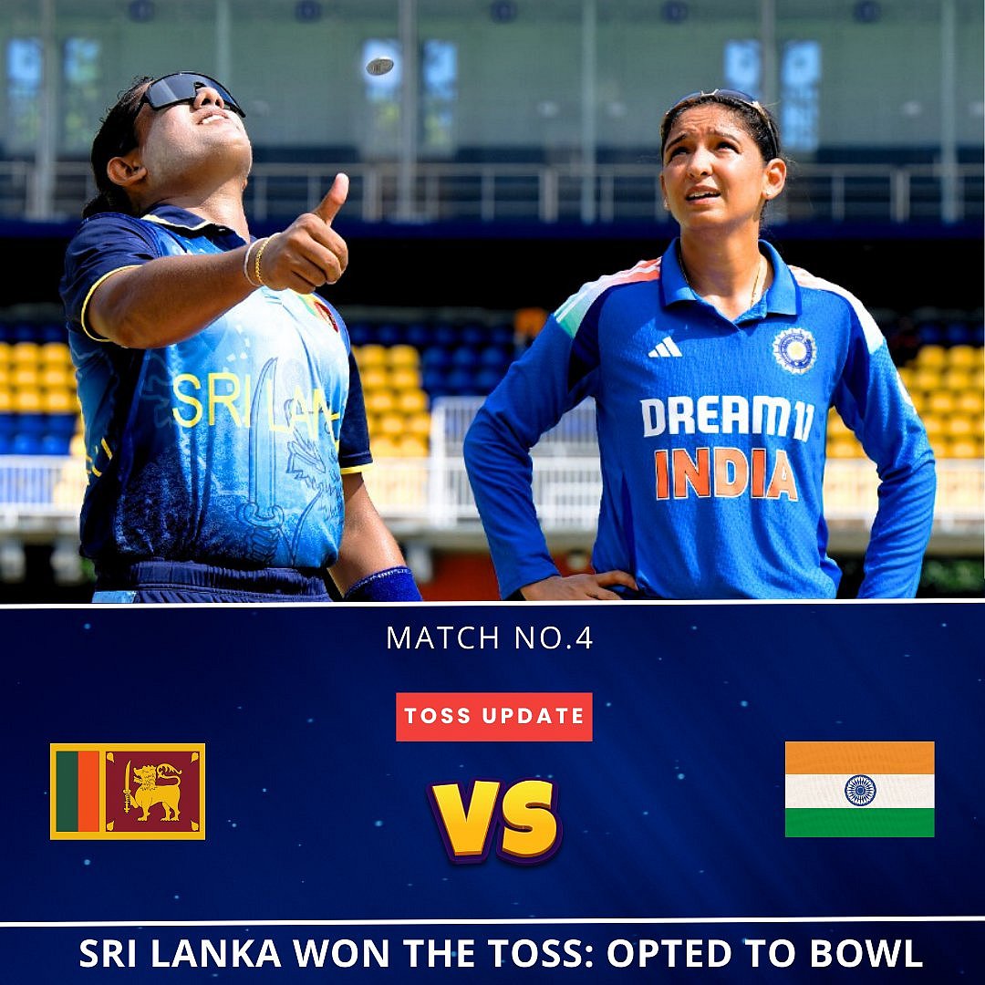 Women's ODI Tri-series: ಭಾರತದ ವಿರುದ್ಧ ಟಾಸ್‌ ಗೆದ್ದ ಶ್ರೀಲಂಕಾ ಬೌಲಿಂಗ್