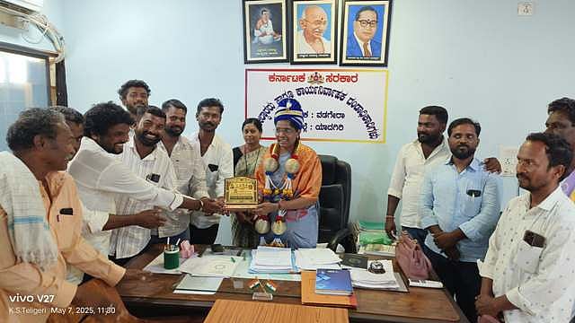 ವಡಗೇರಾ: ನೂತನ ತಹಶೀಲ್ದಾರರವರಿಗೆ ಸನ್ಮಾನ