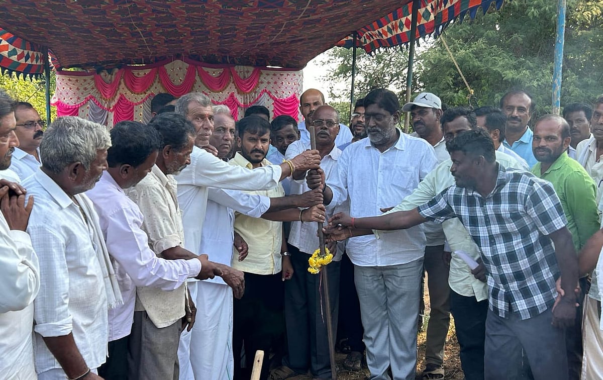 ಹುಣಸೂರು: ಹೈರಿಗೆ ಕೆರೆ ನಾಲೆ ದುರಸ್ತಿ ಆರಂಭ