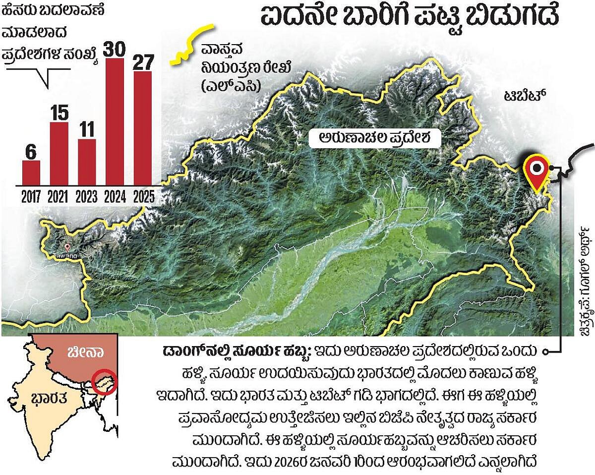 ಅರುಣಾಚಲ: ಚೀನಾ ಮತ್ತೆ ಕ್ಯಾತೆ, ಭಾರತ ತಿರುಗೇಟು