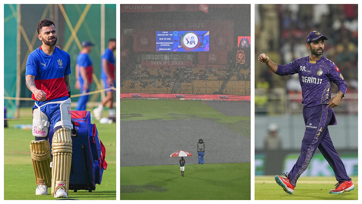 IPL 2025 | RCB vs KKR ಸೆಣಸಾಟಕ್ಕೆ ಮಳೆ ಅಡ್ಡಿ: ಪಂದ್ಯ ರದ್ದಾದರೆ ಮುಂದೇನು?