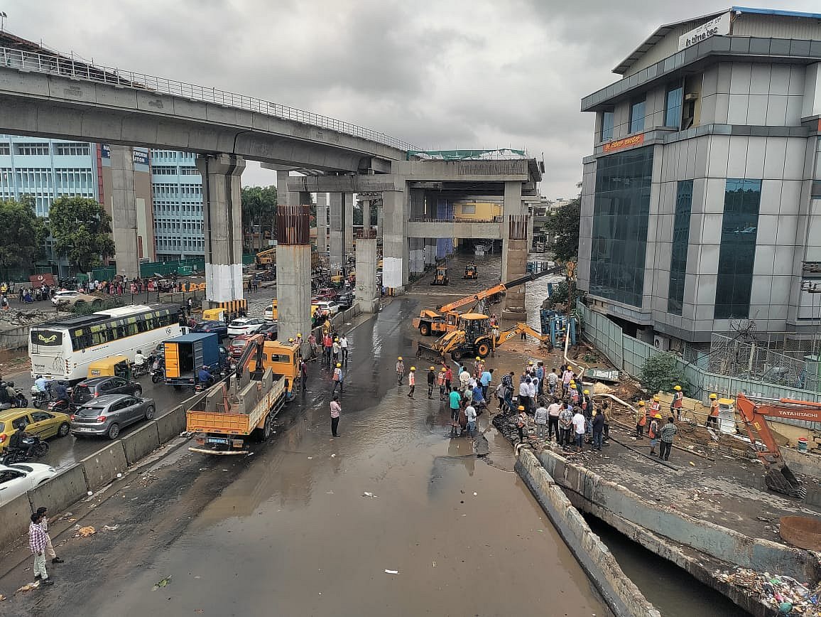ಬೊಮ್ಮನಹಳ್ಳಿ: ಮನೆಗಳಿಗೆ ನುಗ್ಗಿದ ಮಳೆ ನೀರು