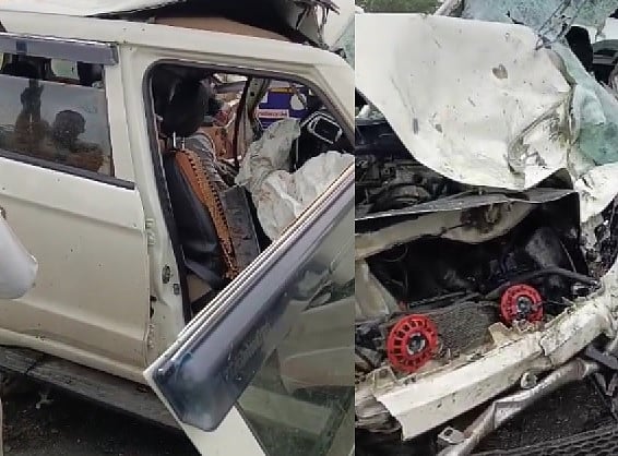 ವಿಜಯಪುರ | VRL ಬಸ್, ಲಾರಿಗೆ ಕಾರು ಡಿಕ್ಕಿ, ಆರು ಜನ ಸ್ಥಳದಲ್ಲೇ ಸಾವು