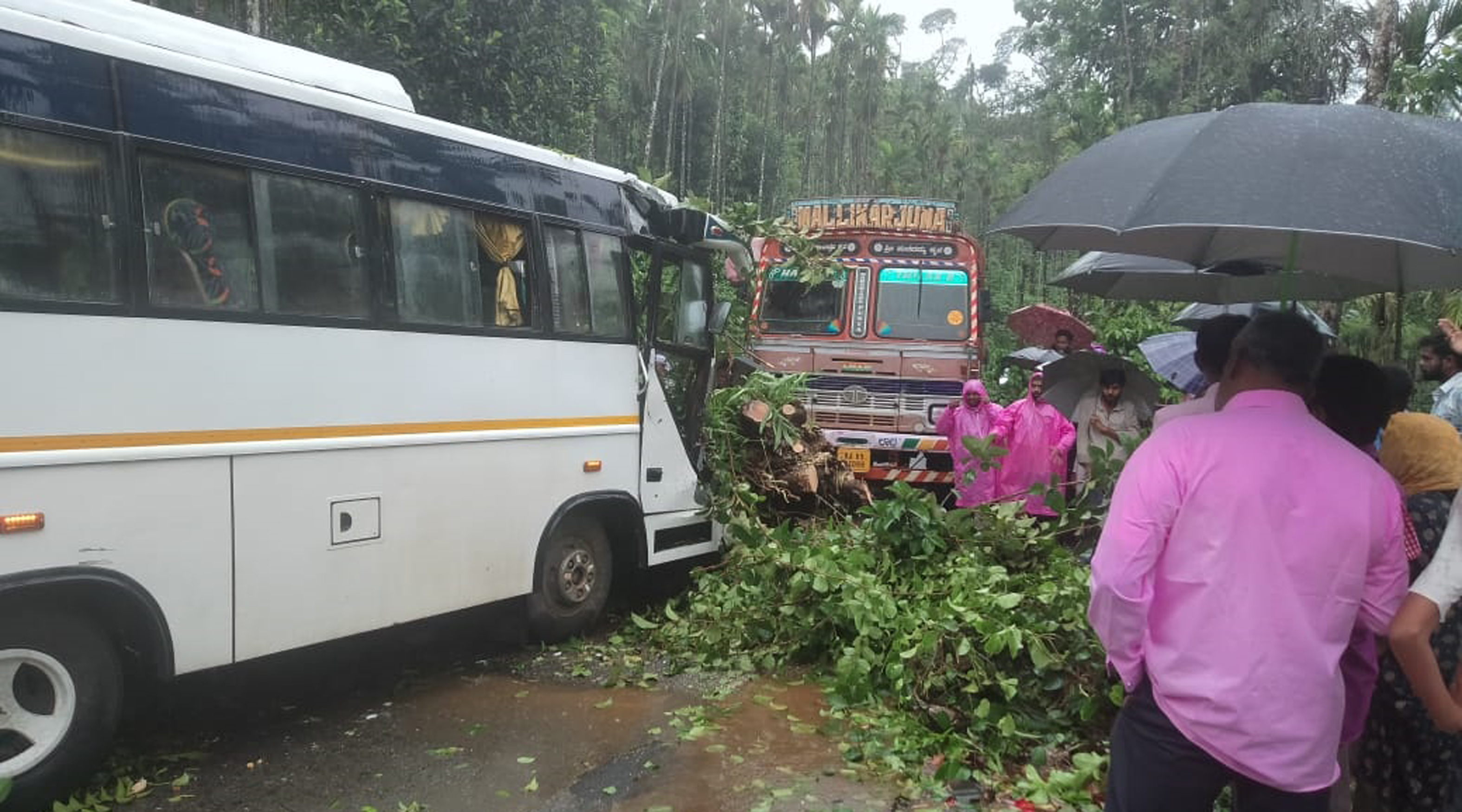 ಮೂಡಿಗೆರೆ ತಾಲ್ಲೂಕಿನ ಸುಂಕಸಾಲೆ ಗ್ರಾಮದ ಬಳಿ ಹೆದ್ದಾರಿಯಲ್ಲಿಮರ ಬಿದ್ದಿದ್ದರಿಂದ ಕೆಲಕಾಲ ಕಳಸ- ಕೊಟ್ಟಿಗೆಹಾರ ಸಂಚಅರ ಸ್ಥಗಿತವಾಗಿತ್ತು