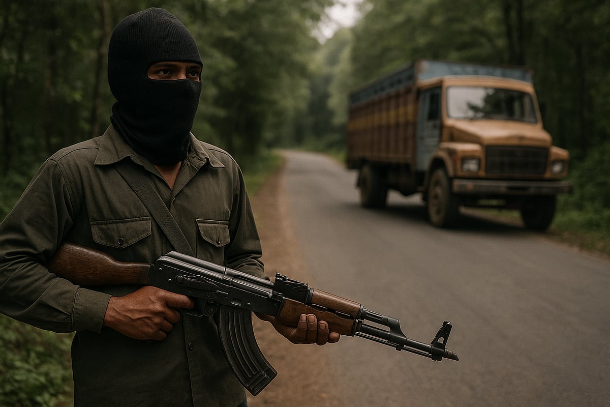 ಒಡಿಶಾ: ಸ್ಫೋಟಕ ತುಂಬಿದ್ದ ಲಾರಿ ಲೂಟಿ ಮಾಡಿದ ಶಂಕಿತ ನಕ್ಸಲರು