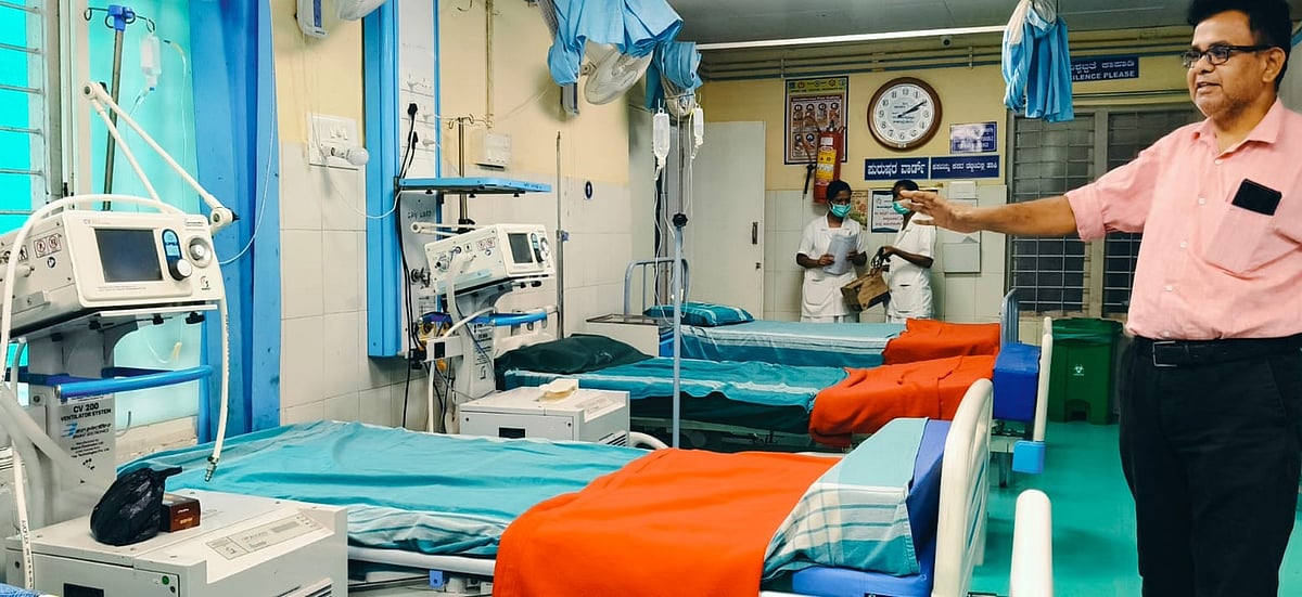 ಯಳಂದೂರು | ಕೋವಿಡ್: ವಿಶೇಷ ವಾರ್ಡ್ ಸಿದ್ಧ