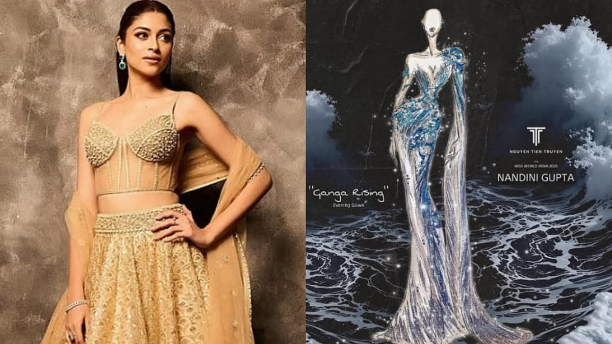 Miss World: ಗಂಗಾ ನದಿಯ ಪ್ರತೀಕವಾಗಿ ವಿಶೇಷ ಉಡುಗೆಯಲ್ಲಿ ಮಿಸ್ ಇಂಡಿಯಾ ನಂದಿನಿ