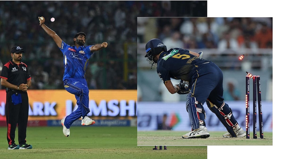 IPL 2025 | ಬೂಮ್ರಾ ಯಾರ್ಕರ್‌ಗೆ ಮುಗ್ಗರಿಸಿ ಬಿದ್ದ ಸುಂದರ್; ವಿಡಿಯೊ ಇಲ್ಲಿದೆ