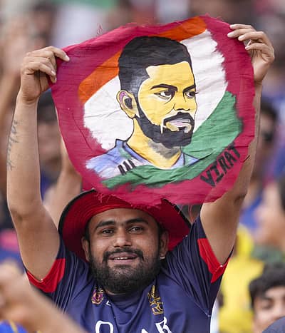 ವಿರಾಟ್ ಚಿತ್ರದೊಂದಿಗೆ ಅಭಿಮಾನಿ