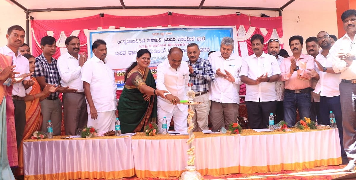 ಸರ್ಕಾರಿ ಶಾಲೆಗಳ ಅಭಿವೃದ್ಧಿಗೆ ಸಂಸ್ಥೆಗಳ ಸಹಭಾಗಿತ್ವ ಅಗತ್ಯ: ಸಿ.ಪುಟ್ಟರಂಗಶೆಟ್ಟಿ