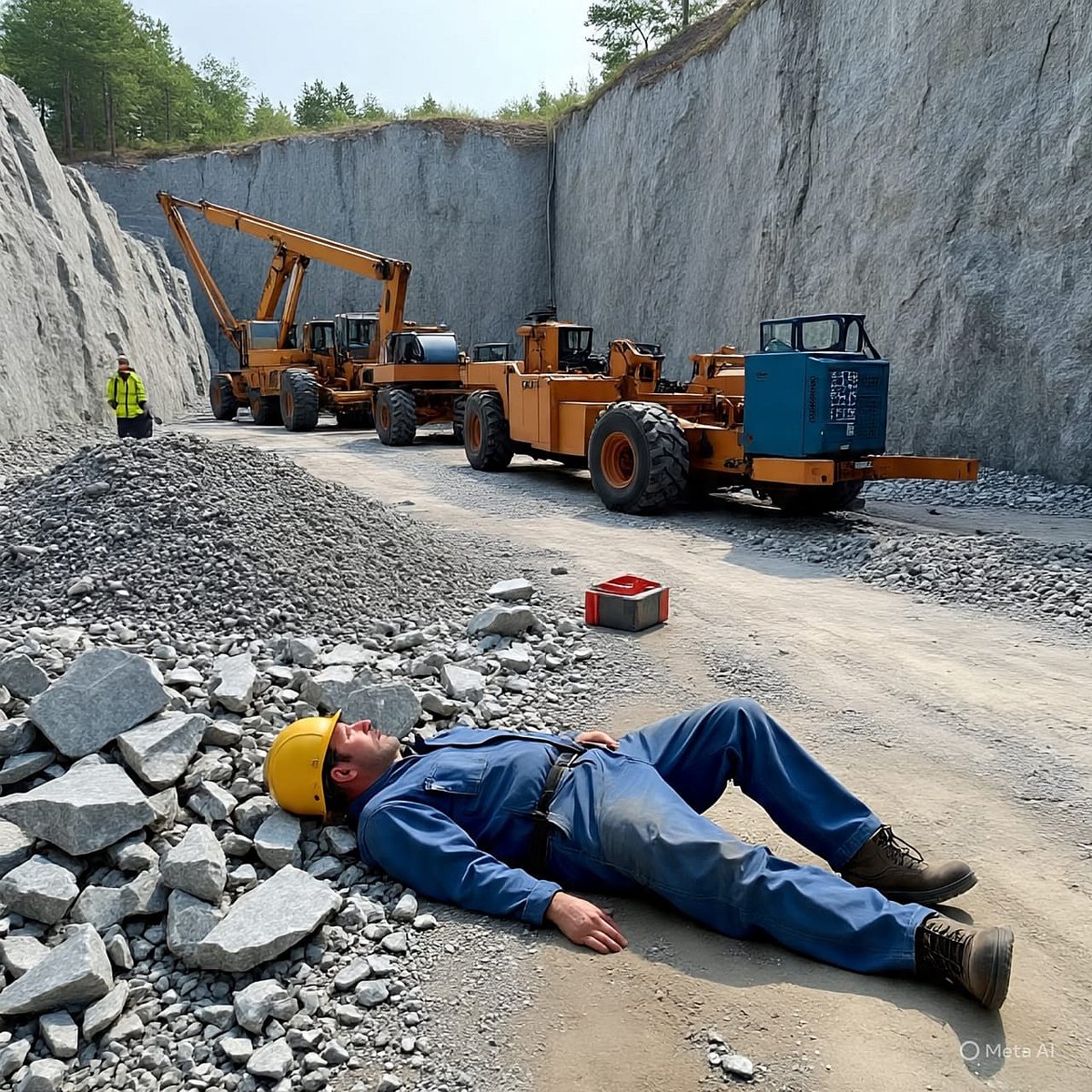 ಕಲ್ಲು ಕ್ವಾರಿಯಲ್ಲಿ ಬಂಡೆ, ಮಣ್ಣು ಕುಸಿತ: ಒಬ್ಬ ಕಾರ್ಮಿಕ ಸಾವು, ನಾಲ್ವರಿಗೆ ಗಾಯ