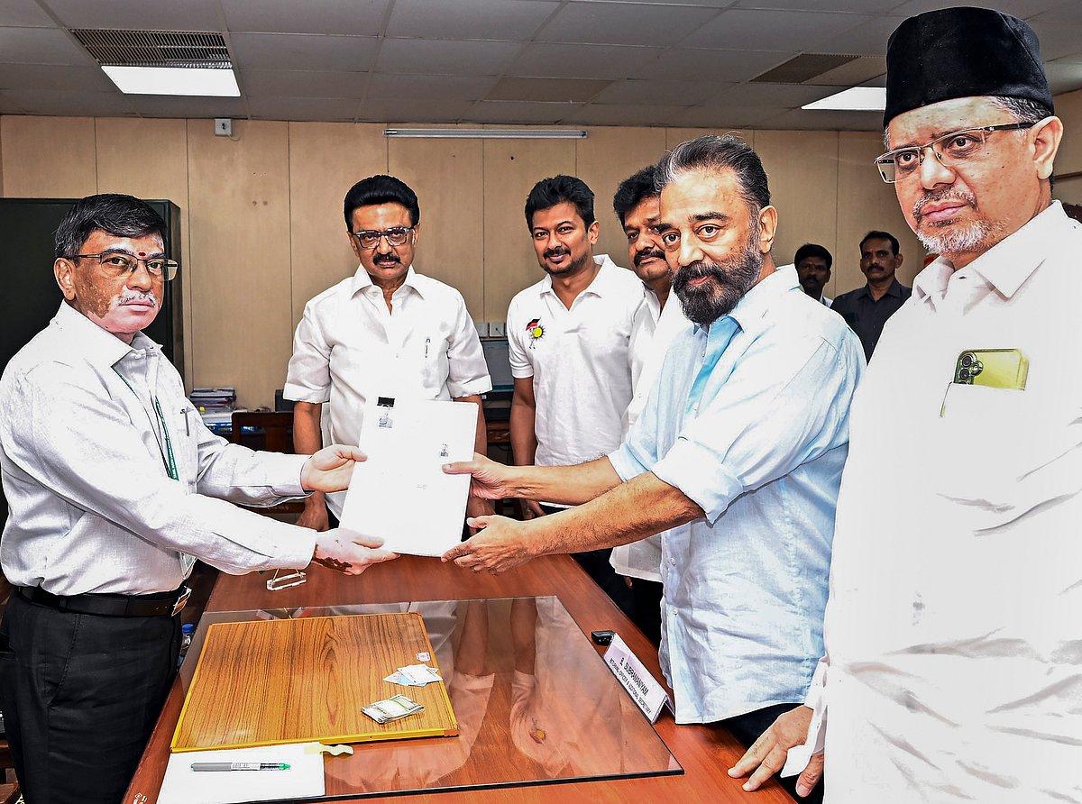 ರಾಜ್ಯಸಭಾ ಚುನಾವಣೆ: ಕಮಲ್‌ ಹಾಸನ್‌ ಸೇರಿ 6 ಅಭ್ಯರ್ಥಿಗಳಿಂದ ನಾಮಪತ್ರ