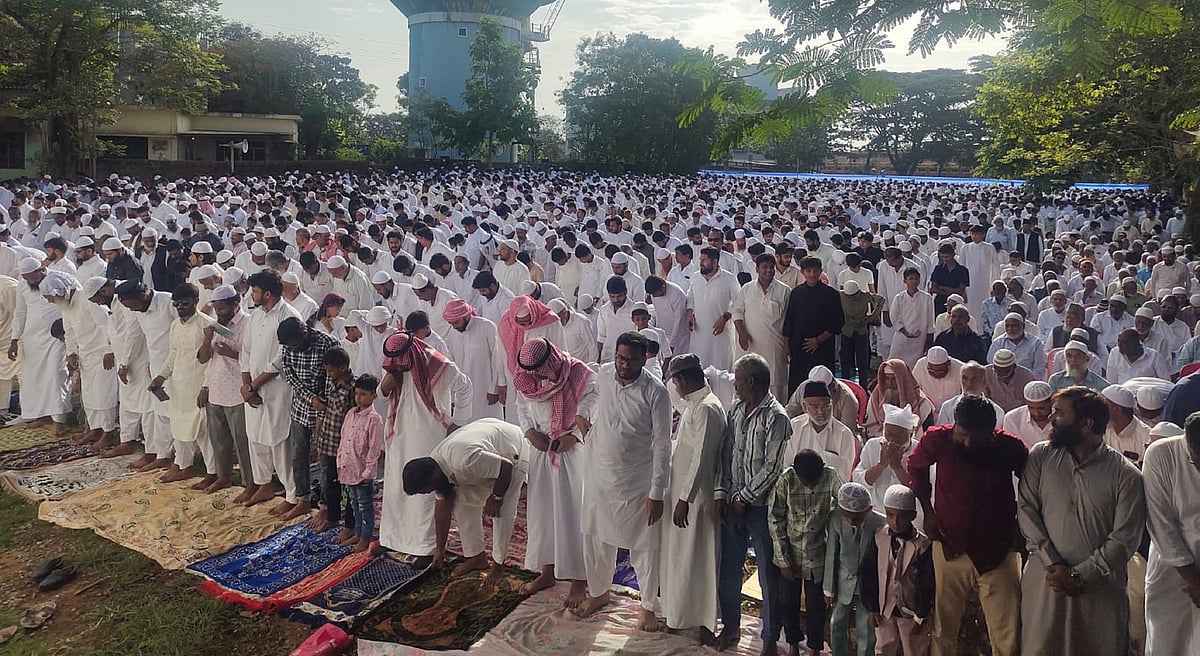 ಶಿರಸಿ: ಸಂಭ್ರಮದಿಂದ ಬಕ್ರೀದ್ ಆಚರಣೆ 