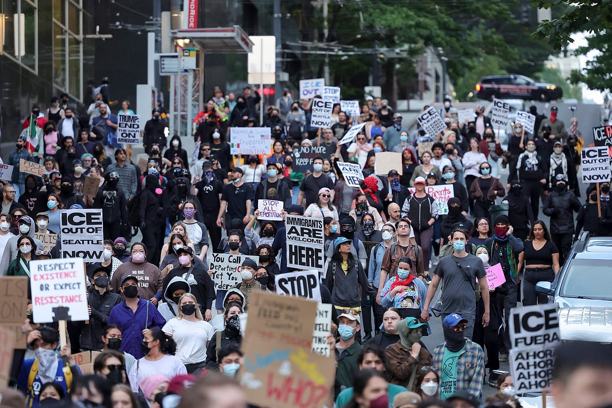 ವಲಸಿಗರ ವಿರುದ್ಧ ದಾಳಿ;‌ ಅಮೆರಿಕದಲ್ಲಿ ಭುಗಿಲೆದ್ದ ಪ್ರತಿಭಟನೆ