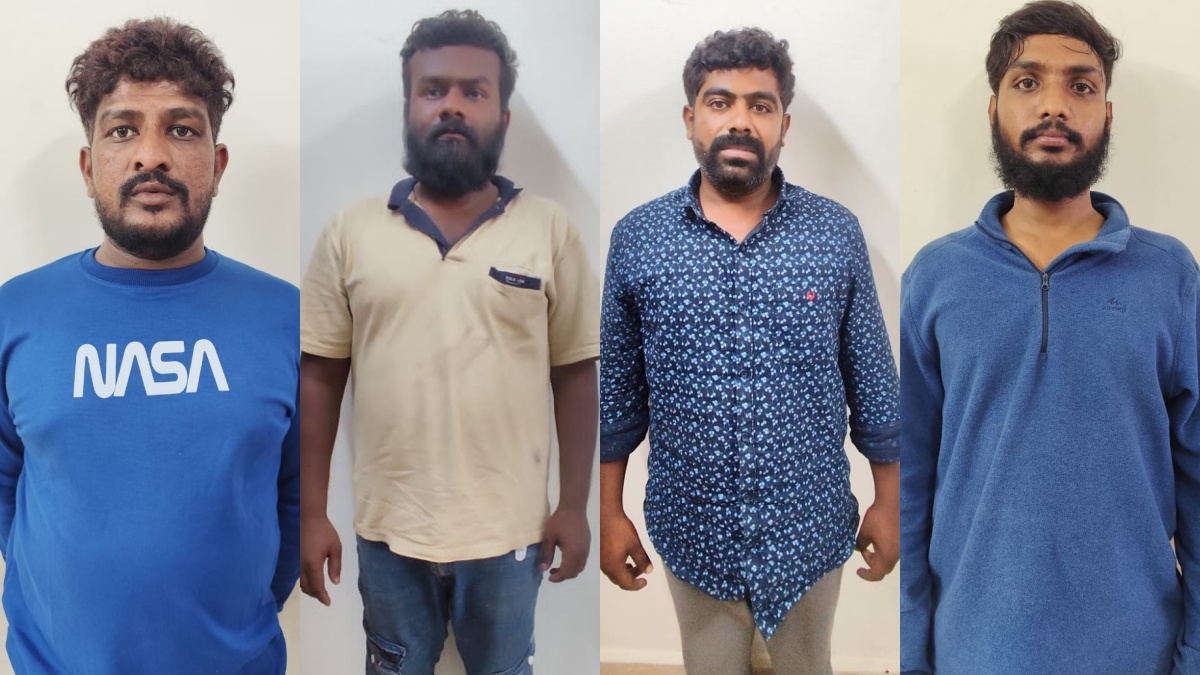 ಮಹೇಶ್ ಶ್ರೀಕಾಂತ್ ರಾಜೇಶ್ ಮತ್ತು ಸುಮಂತ್ ಬಂಧಿತ ಆರೋಪಿಗಳು