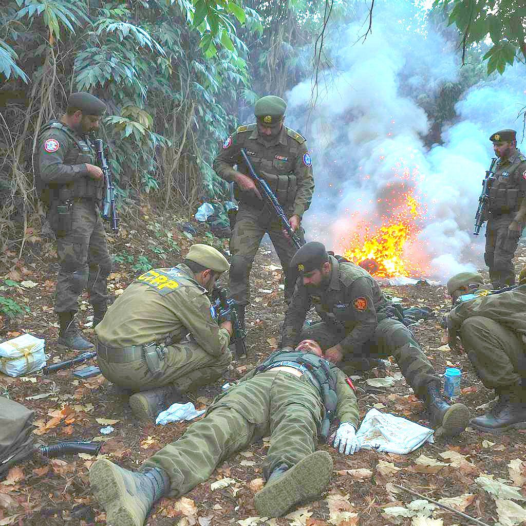 ನಕ್ಸಲ್ ನಿಗ್ರಹ ಕಾರ್ಯಾಚರಣೆ ವೇಳೆ ಕಚ್ಚಾ ಬಾಂಬ್ ಸ್ಫೋಟ: CRPF ಸಿಬ್ಬಂದಿ ಸಾವು