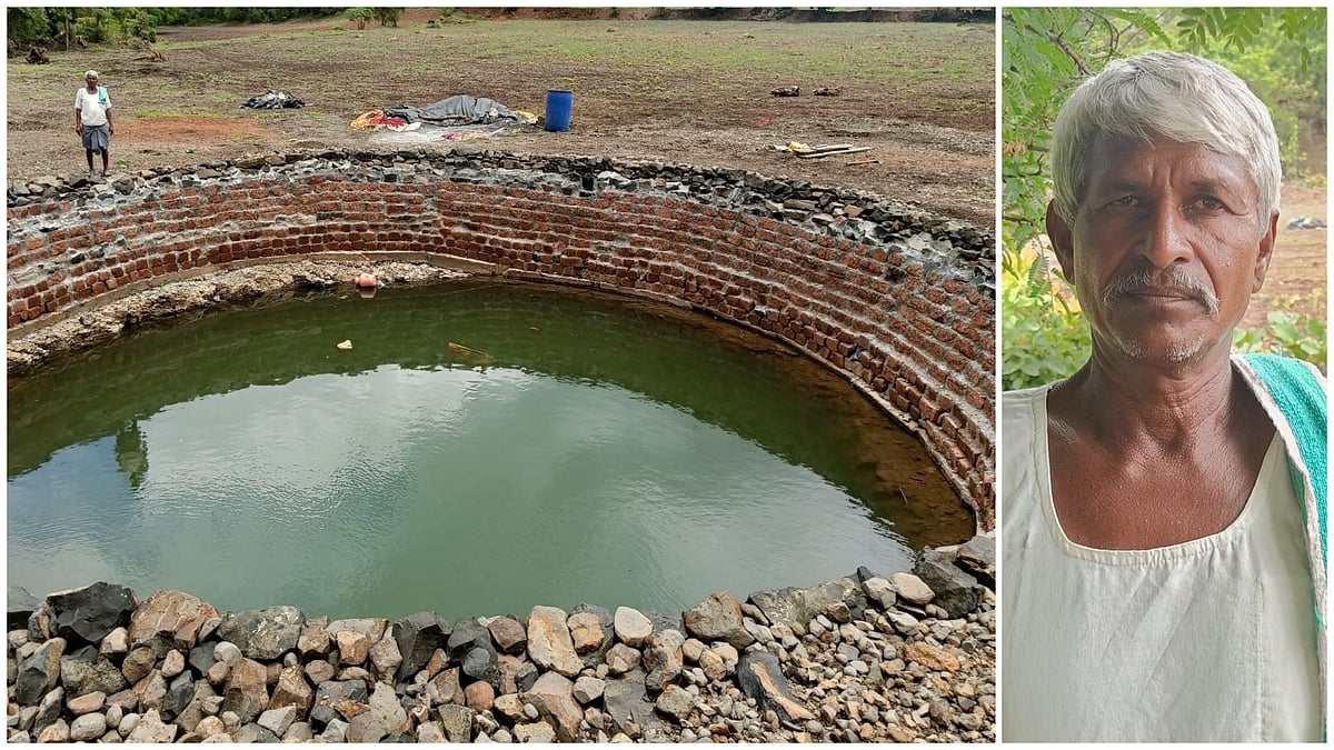 ಔರಾದ್: ಬರಡು ಭೂಮಿಯಲ್ಲಿ ನೀರು ಉಕ್ಕಿಸಿದ ರೈತ ಶಾಮರಾವ್‌ ಬಿರಾದಾರ