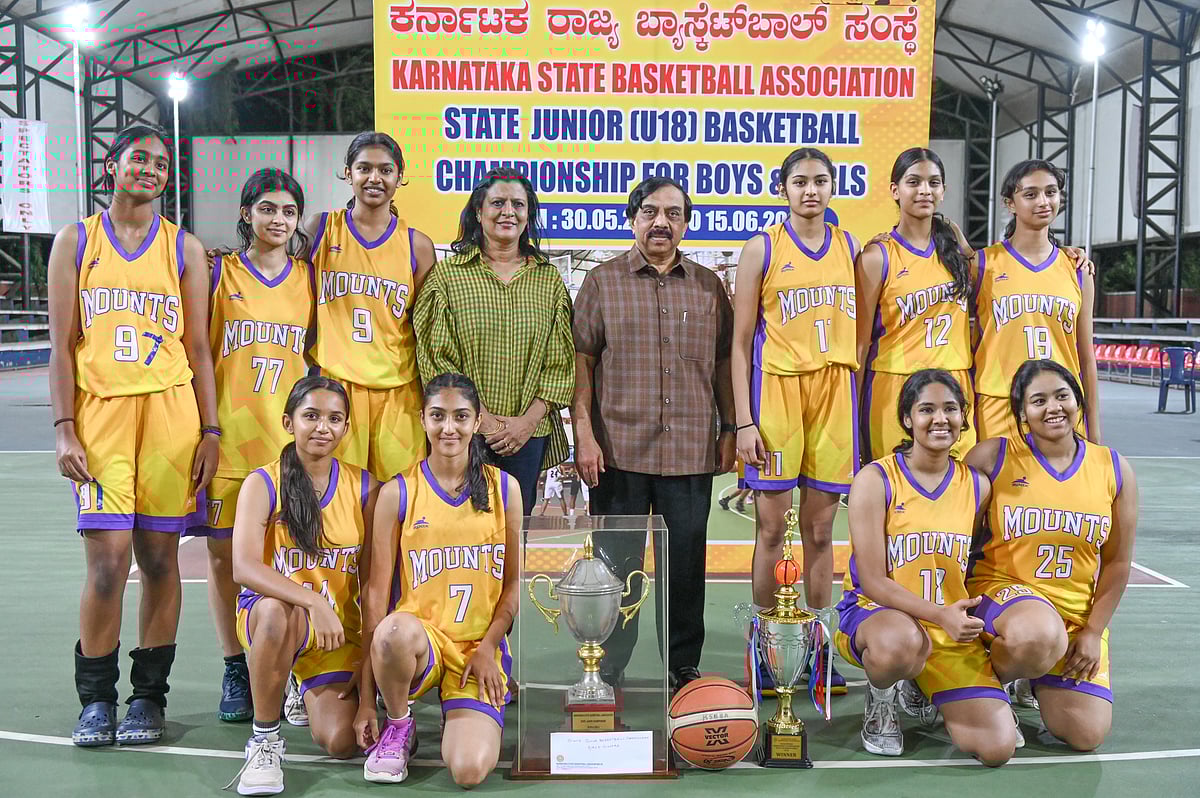 ಬ್ಯಾಸ್ಕೆಟ್‌ಬಾಲ್‌ ಚಾಂಪಿಯನ್‌ಷಿಪ್‌: ಚಿಕ್ಕಮಗಳೂರು, ಮೌಂಟ್ಸ್ ತಂಡಕ್ಕೆ ಪ್ರಶಸ್ತಿ