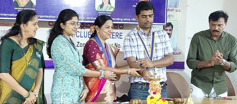 ತರೀಕೆರೆ: ರೋಟರಿ ಶಾಲಾ ಆವರಣದಲ್ಲಿ ನೇತ್ರದಾನದ ಅರಿವು, ತಪಾಸಣೆ