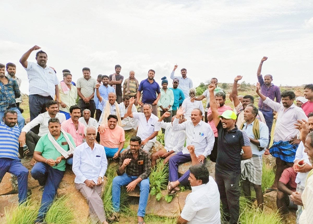 ನಾಗಮಂಗಲ: ಗಣಿಗಾರಿಕೆ ಪರವಾನಗಿ ರದ್ದುಪಡಿಸಲು ಆಗ್ರಹ 