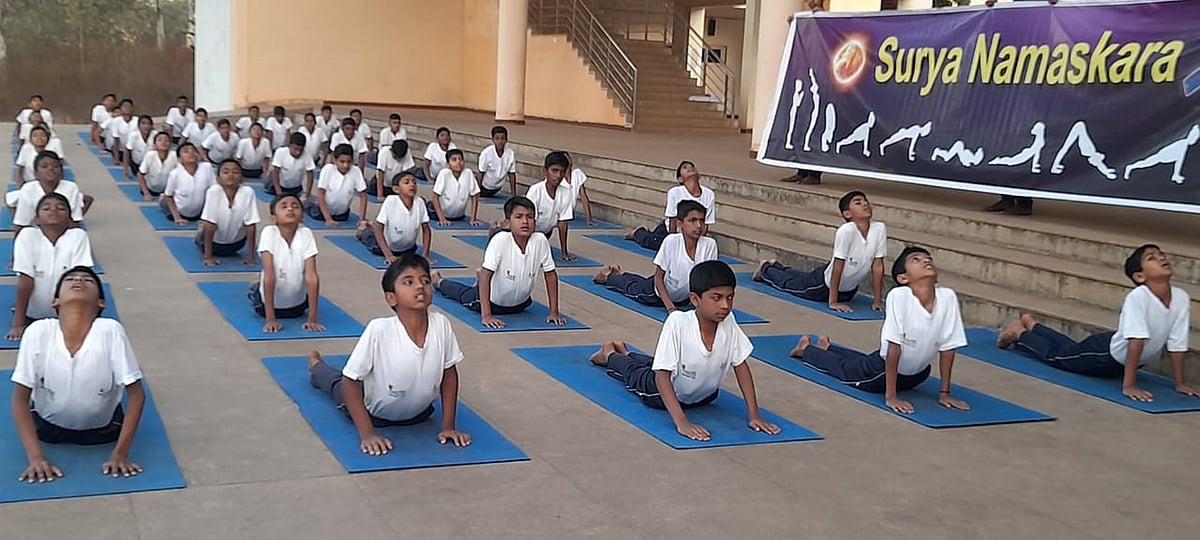 International Yoga Day: ಪೊಲೀಸರ ಮಕ್ಕಳ ಯೋಗ ಸಾಧನೆ