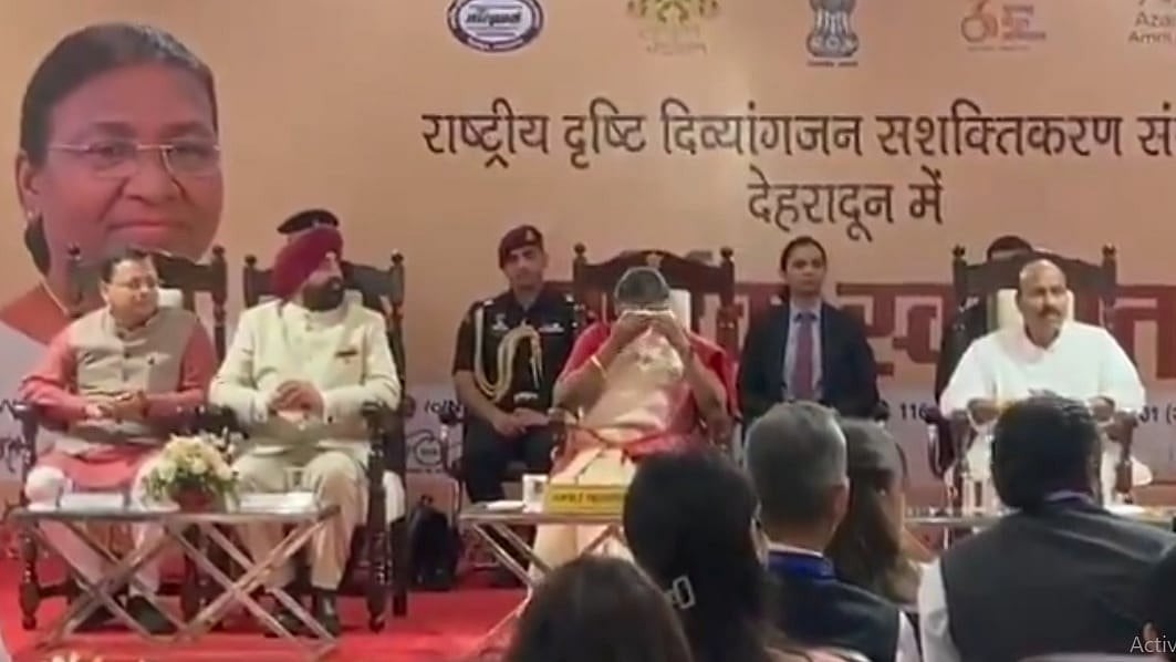 ಅಂಧ ಮಕ್ಕಳ ‘ಹ್ಯಾಪಿ ಬರ್ತ್‌ಡೇ’ ಹಾಡಿಗೆ ಕಣ್ಣೀರಾದ ರಾಷ್ಟ್ರಪತಿ ದ್ರೌಪದಿ ಮುರ್ಮ