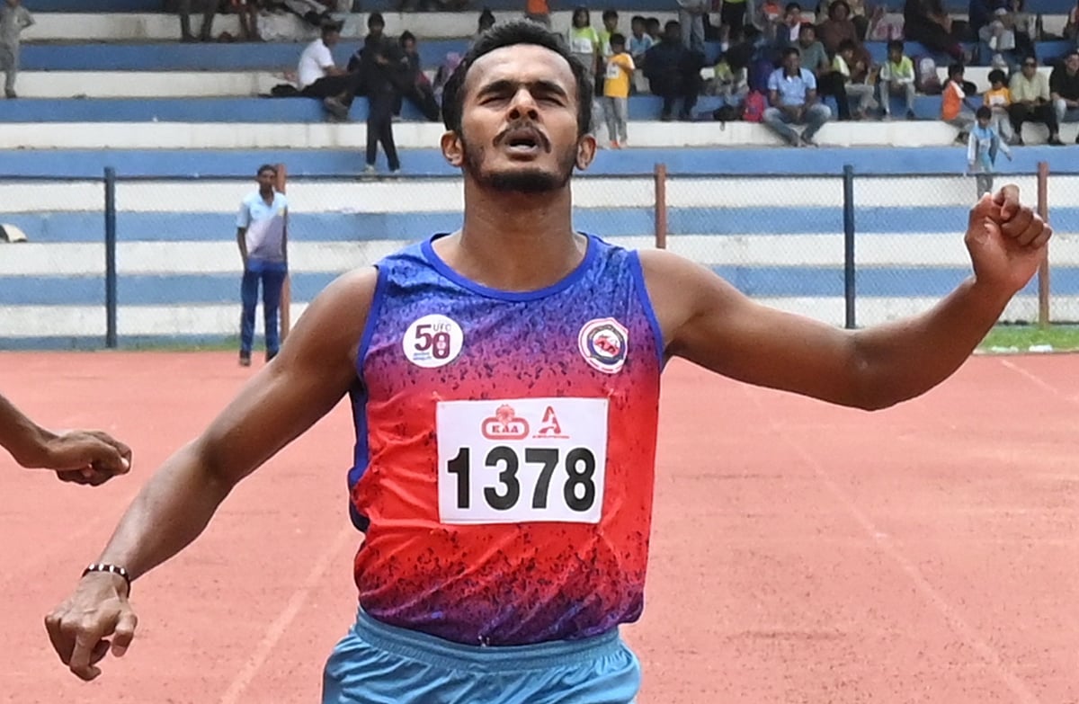 ಕರ್ನಾಟಕ ರಾಜ್ಯ ಸೀನಿಯರ್ ಅಥ್ಲೆಟಿಕ್‌: ಅಭಿನ್‌, ಪ್ರಕೃತಿಗೆ ಚಿನ್ನದ ಪದಕ