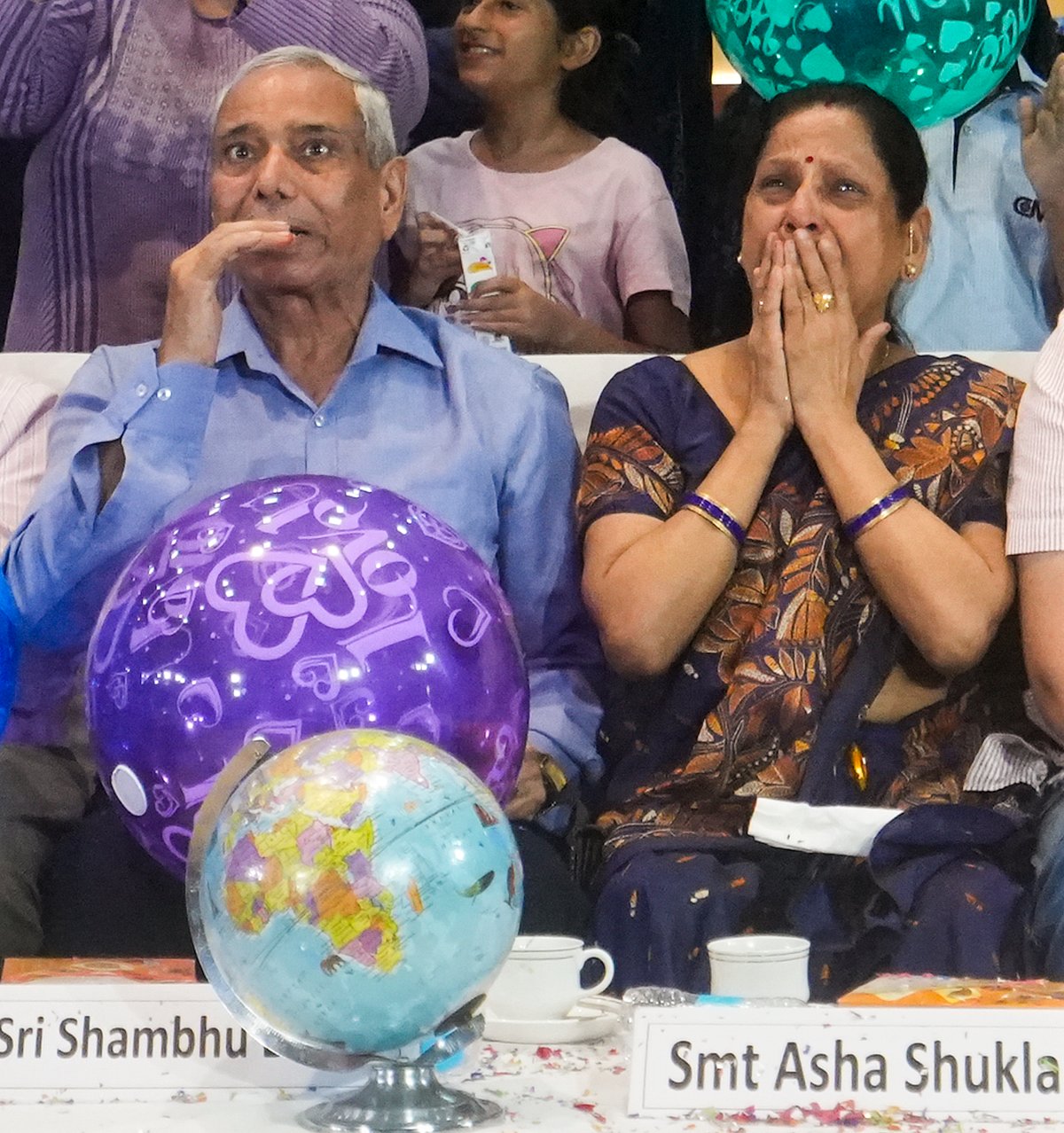 ಬಾಹ್ಯಾಕಾಶ ಪ್ರಯಾಣ: ಶುಭಾಂಶು ತಂದೆ–ತಾಯಿಯ ಆನಂದಭಾಷ್ಪ 