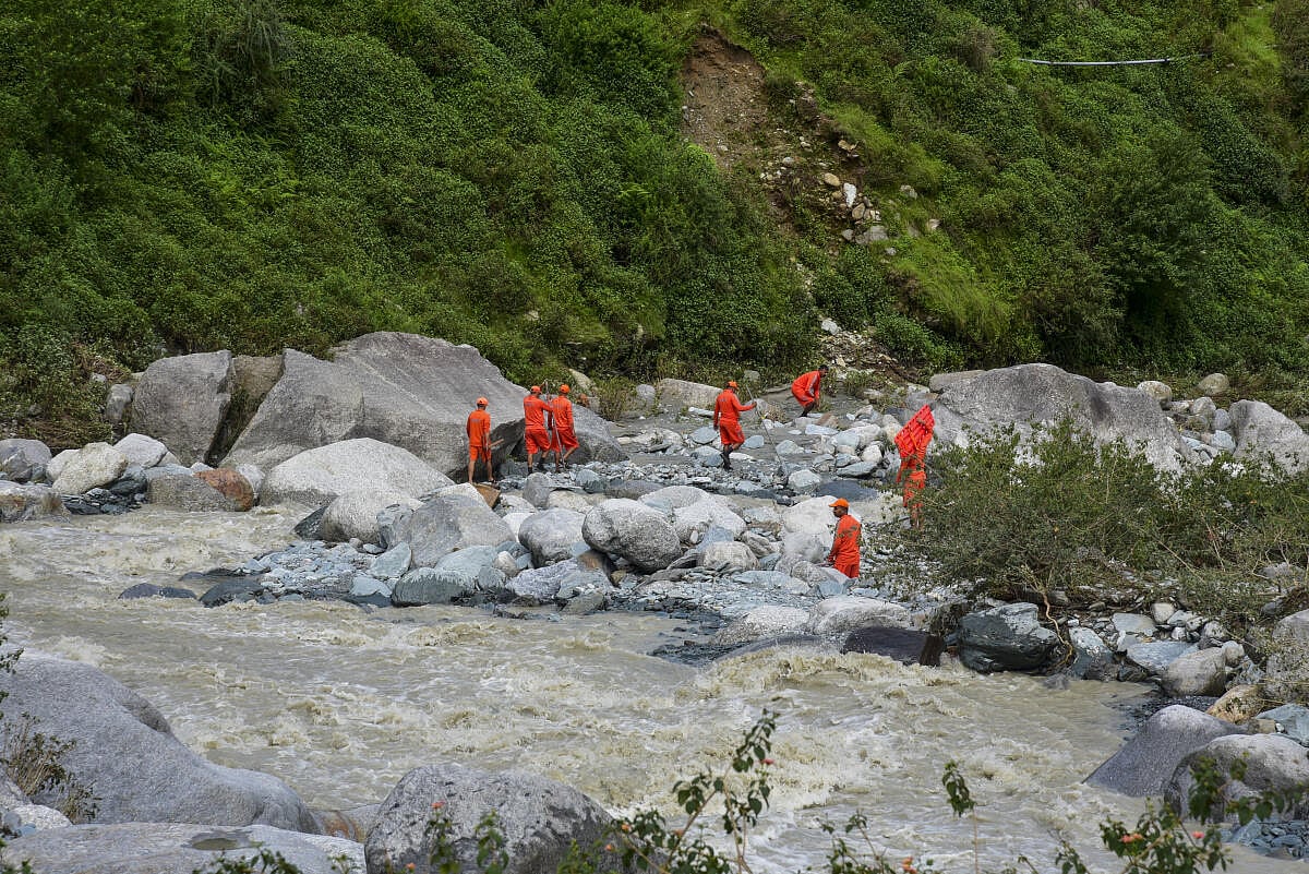 Himachal flood| ಮೃತರ ಸಂಖ್ಯೆ 5ಕ್ಕೇರಿಕೆ: ನಾಪತ್ತೆಯಾದವರಿಗಾಗಿ ಮುಂದುವರಿದ ಶೋಧ
