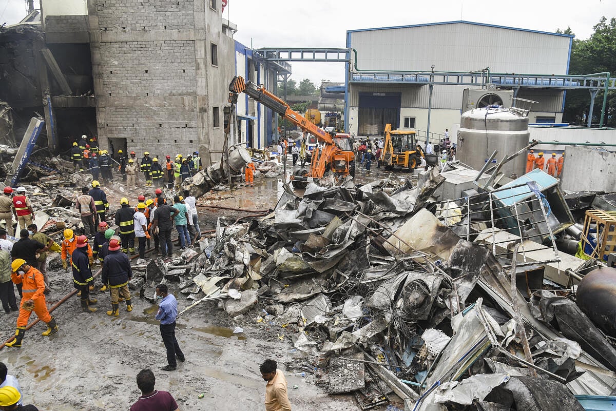 Telangana Plant Explosion | 9 ಜನರು ಇನ್ನೂ ನಾಪತ್ತೆ, ತಜ್ಞರ ತಂಡ ಭೇಟಿ