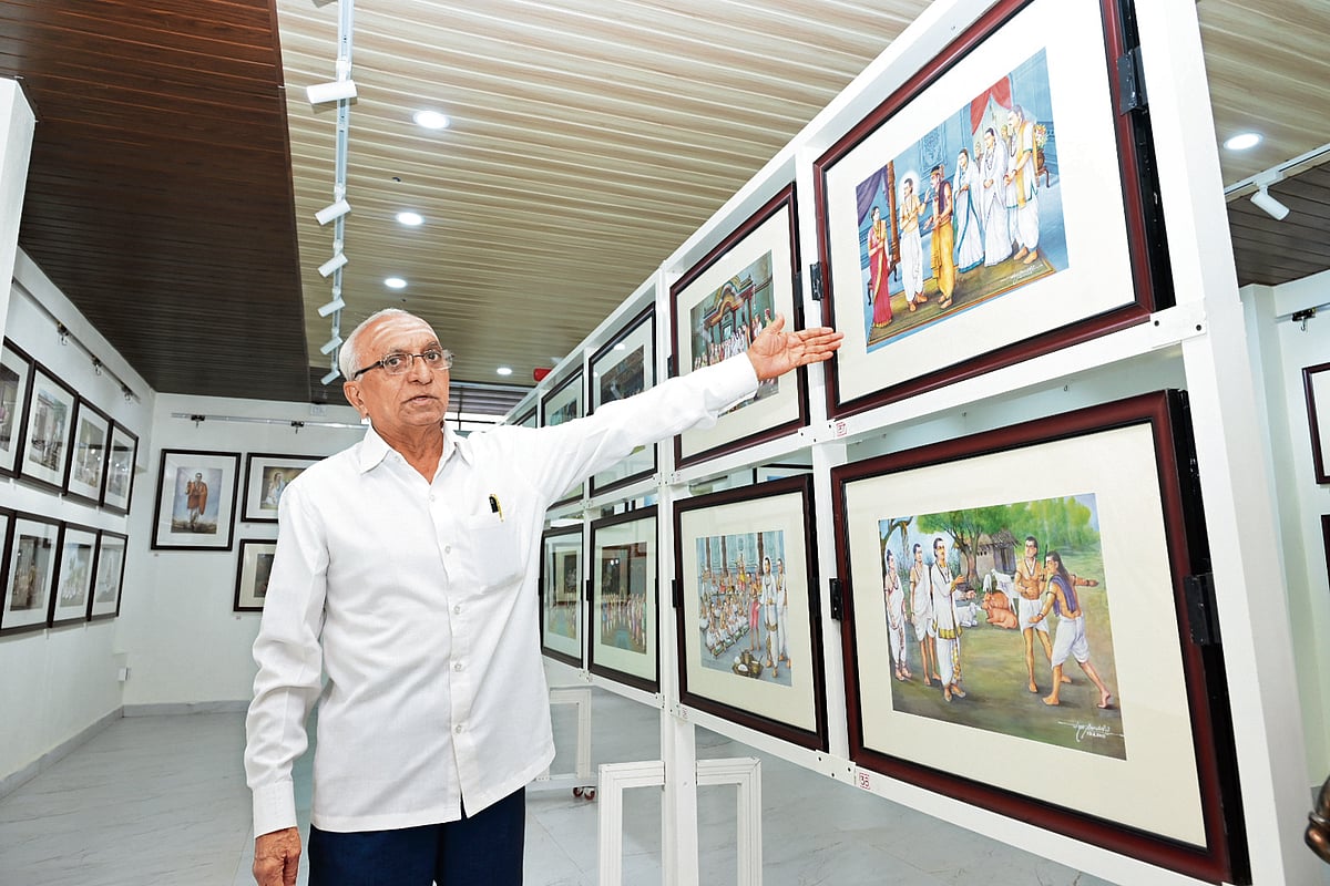 ಕಲೆ: ಸಿ.ಬಿ. ಸೋಮಶೆಟ್ಟಿ ಅವರ ಕುಂಚದಲ್ಲಿ ಬಸವಣ್ಣನ ಜೀವನ ದರುಶನ