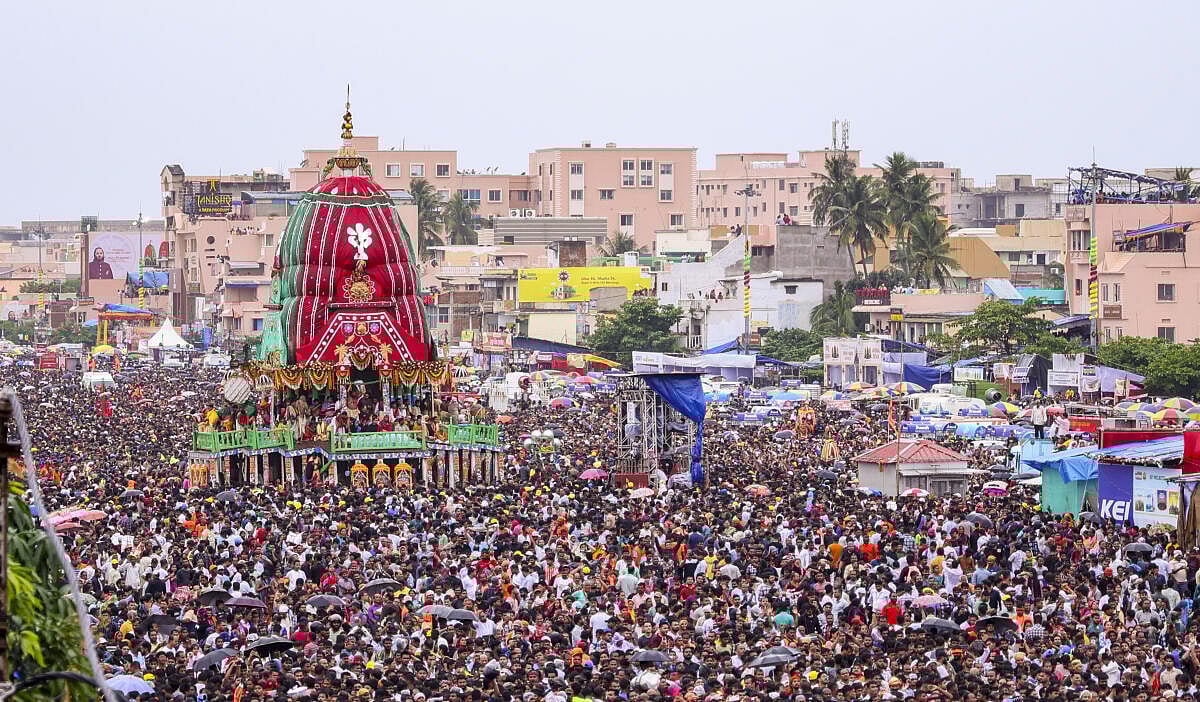 ಪುರಿ | ‘ಬಹುದಾ’ ರಥಯಾತ್ರೆ ಸಂಪನ್ನ: ಕರ್ನಾಟಕ ಸೇರಿ ವಿವಿಧ ರಾಜ್ಯಗಳ ಭಕ್ತರು ಭಾಗಿ