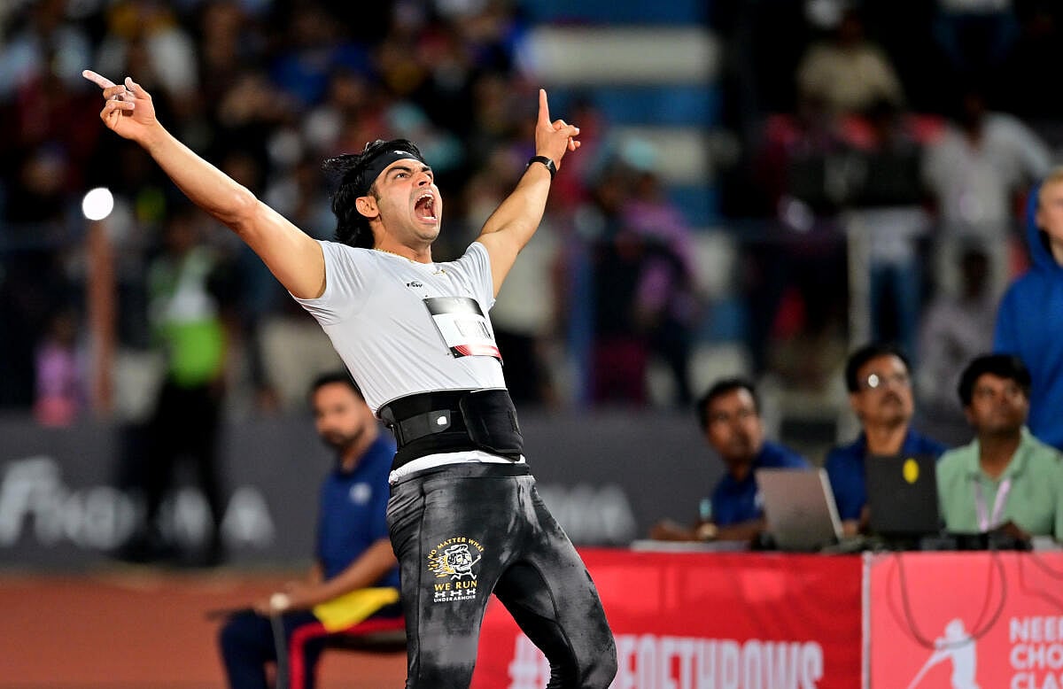 'ರಭಸವಾಗಿ ಬೀಸುತ್ತಿದ್ದ ಗಾಳಿ...' ಬೆಂಗಳೂರಿನಲ್ಲಿ ಚಿನ್ನ ಗೆದ್ದ ನೀರಜ್