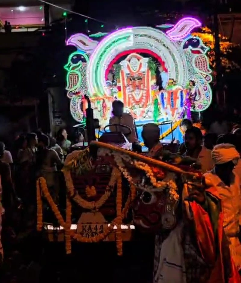 ರಾಜರಾಜೇಶ್ವರಿನಗರ: ಕರಿಯಮ್ಮ, ಕಬ್ಬಾಳಮ್ಮ,ಮಾರಮ್ಮ ದೇವರ ಉತ್ಸವ