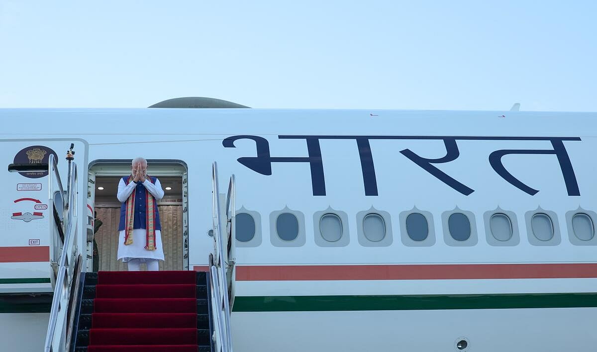 ಬ್ರೆಜಿಲ್ ಪ್ರವಾಸದ ಬಳಿಕ ನಮೀಬಿಯಾಕ್ಕೆ ಪ್ರಧಾನಿ ಮೋದಿ ಭೇಟಿ