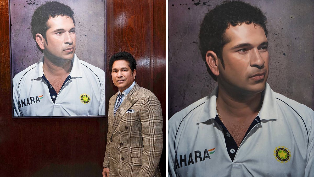 ಲಾರ್ಡ್ಸ್‌ನ MCC ಮ್ಯೂಸಿಯಂನಲ್ಲಿ ಸಚಿನ್ ತೆಂಡೂಲ್ಕರ್‌ ವರ್ಣಚಿತ್ರ ಅನಾವರಣ