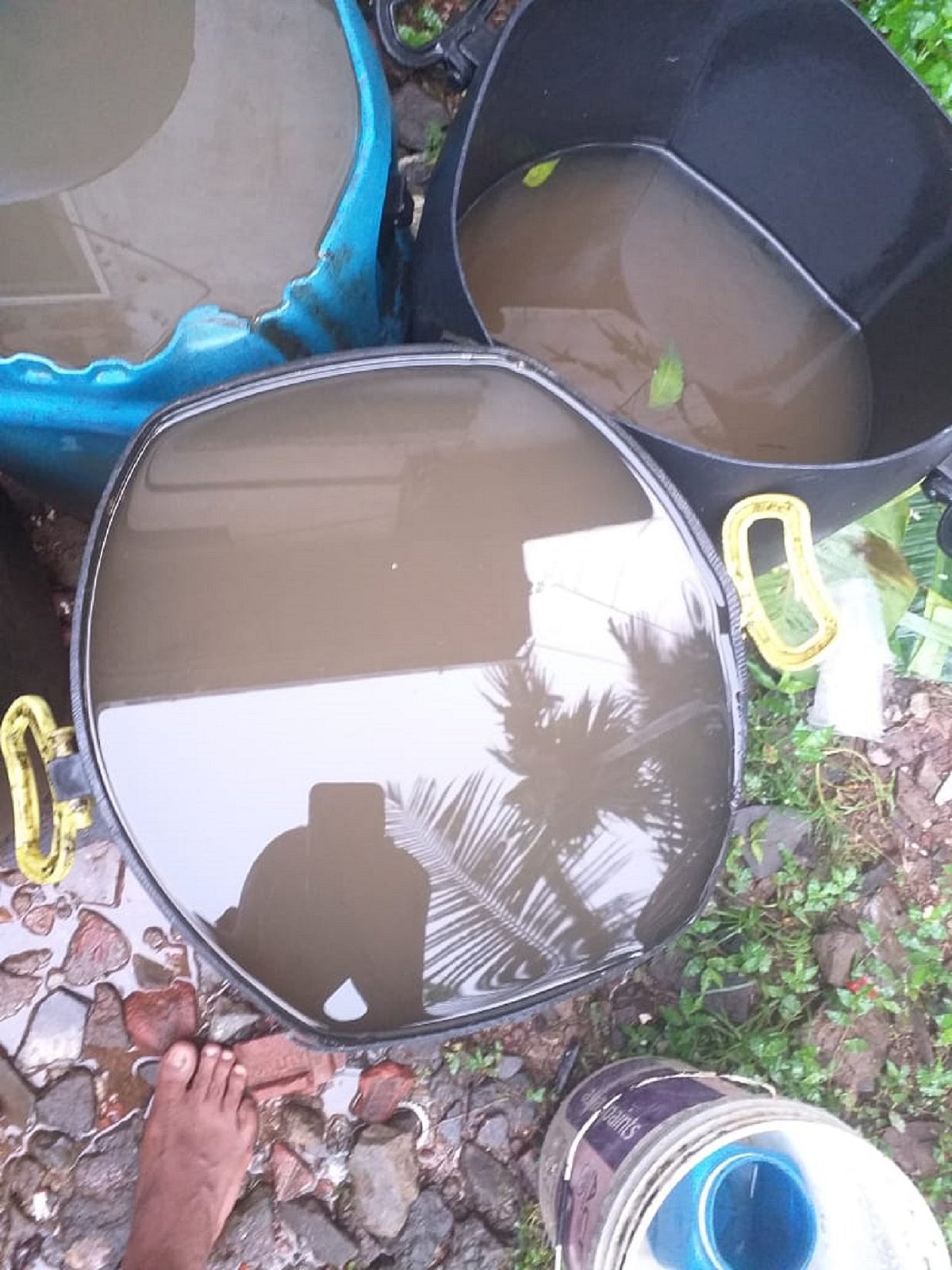 ಭಟ್ಕಳ: ಕೆಂಬಣ್ಣಕ್ಕೆ ತಿರುಗಿದ ಪುರಸಭೆ ನೀರು