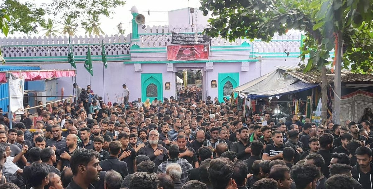 ಮೊಹರಂ ಅಂಗವಾಗಿ ಹಸೇನ್‌, ಹುಸೇನ್‌ಗೆ ಶಿಯಾ ಮುಸ್ಲಿಮರ ರಕ್ತತರ್ಪಣ