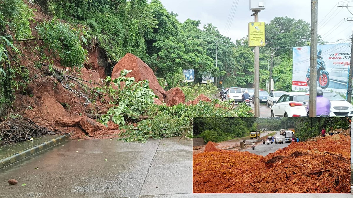 ದಕ್ಷಿಣ ಕನ್ನಡ | ಗುಡ್ಡ ಕುಸಿತ; ರಾಷ್ಟ್ರೀಯ ಹೆದ್ದಾರಿ 75ರಲ್ಲಿ ಸಂಚಾರಕ್ಕೆ ಅಡ್ಡಿ
