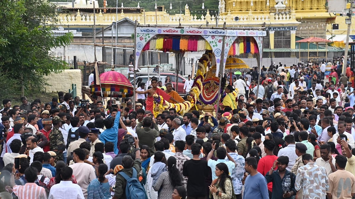 PHOTOS | ಮೈಸೂರು ಚಾಮುಂಡೇಶ್ವರಿ ವರ್ಧಂತಿ ಮಹೋತ್ಸವ ಸಂಭ್ರಮ