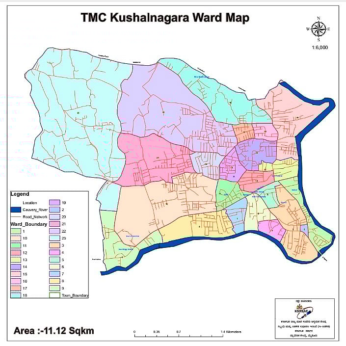 ಕುಶಾಲನಗರ ಪುರಸಭೆ: 23 ವಾರ್ಡ್‌ ಆಗಿ ವಿಂಗಡಣೆ 