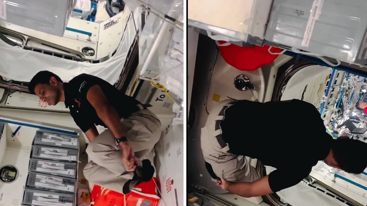 Video | ಬಾಹ್ಯಾಕಾಶದಲ್ಲಿ ತೇಲಾಡಿದ ವಿಡಿಯೊ ಹಂಚಿಕೊಂಡ ಶುಭಾಂಶು ಶುಕ್ಲಾ