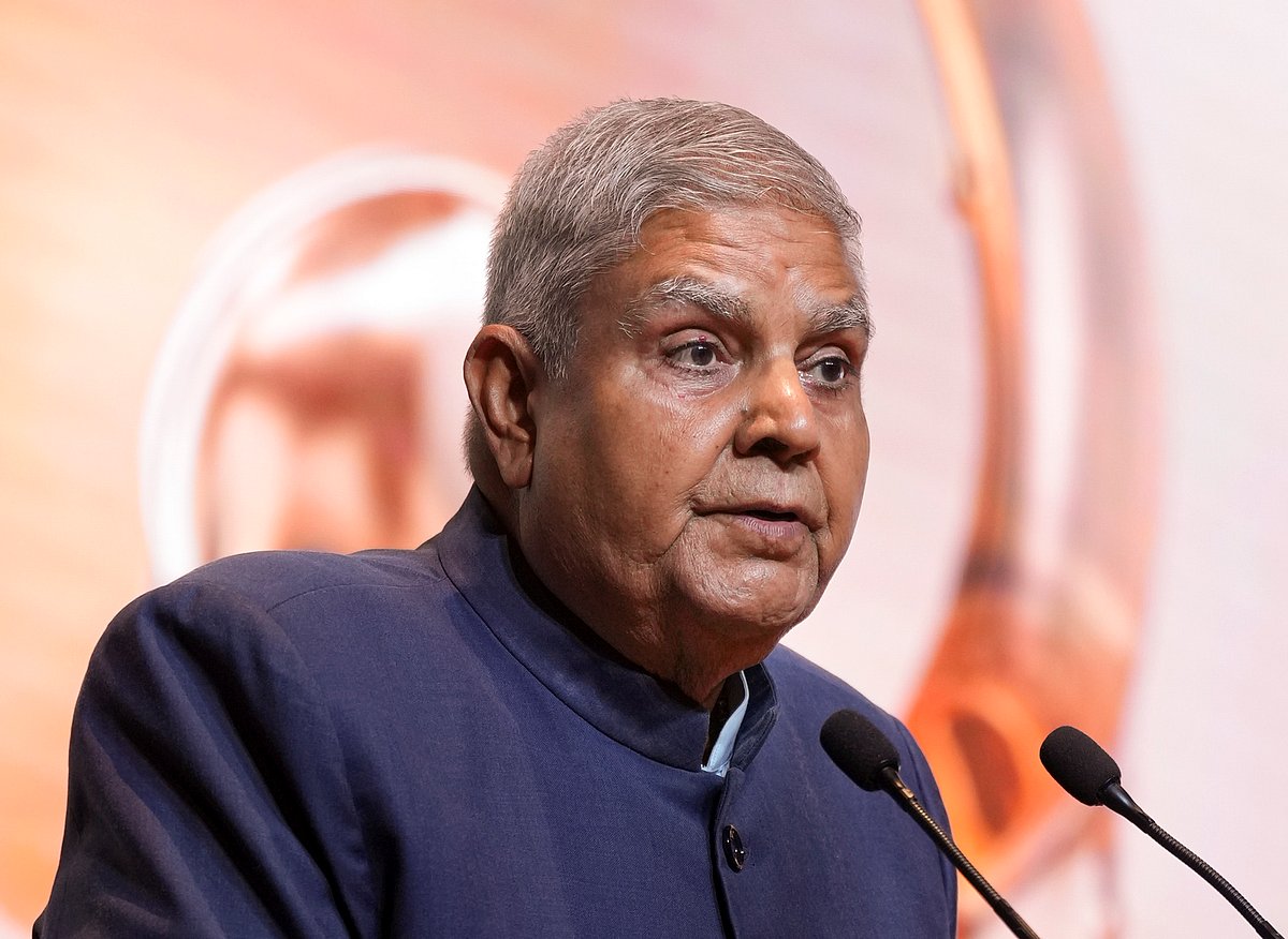 ರಾಜೀನಾಮೆ ಘೋಷಣೆಗೂ ಮುನ್ನ ರಾಷ್ಟ್ರಪತಿ ಭವನಕ್ಕೆ ಭೇಟಿ ನೀಡಿದ್ದ ಧನಕರ್