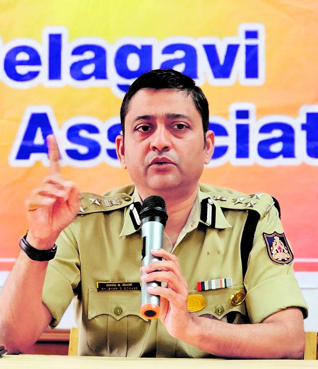 ಬೆಳಗಾವಿ | ಅಪರಾಧಗಳ ನಿಯಂತ್ರಣಕ್ಕೆ ಸಜ್ಜು: ಪೊಲೀಸ್‌ ಕಮಿಷನರ್‌ ಭೂಷಣ