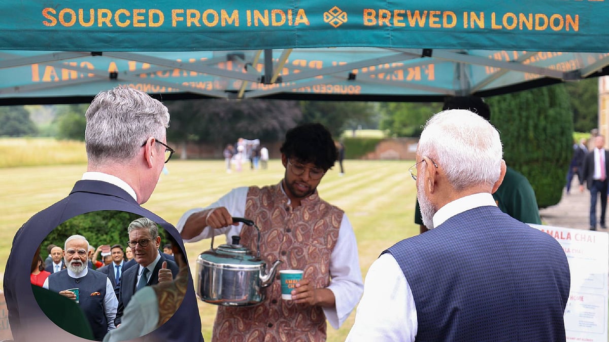 Video | ಬ್ರಿಟನ್‌ ಪ್ರಧಾನಿ ಜತೆ ಮೋದಿ ‘ಚಾಯ್ ಪೇ ಚರ್ಚಾ’
