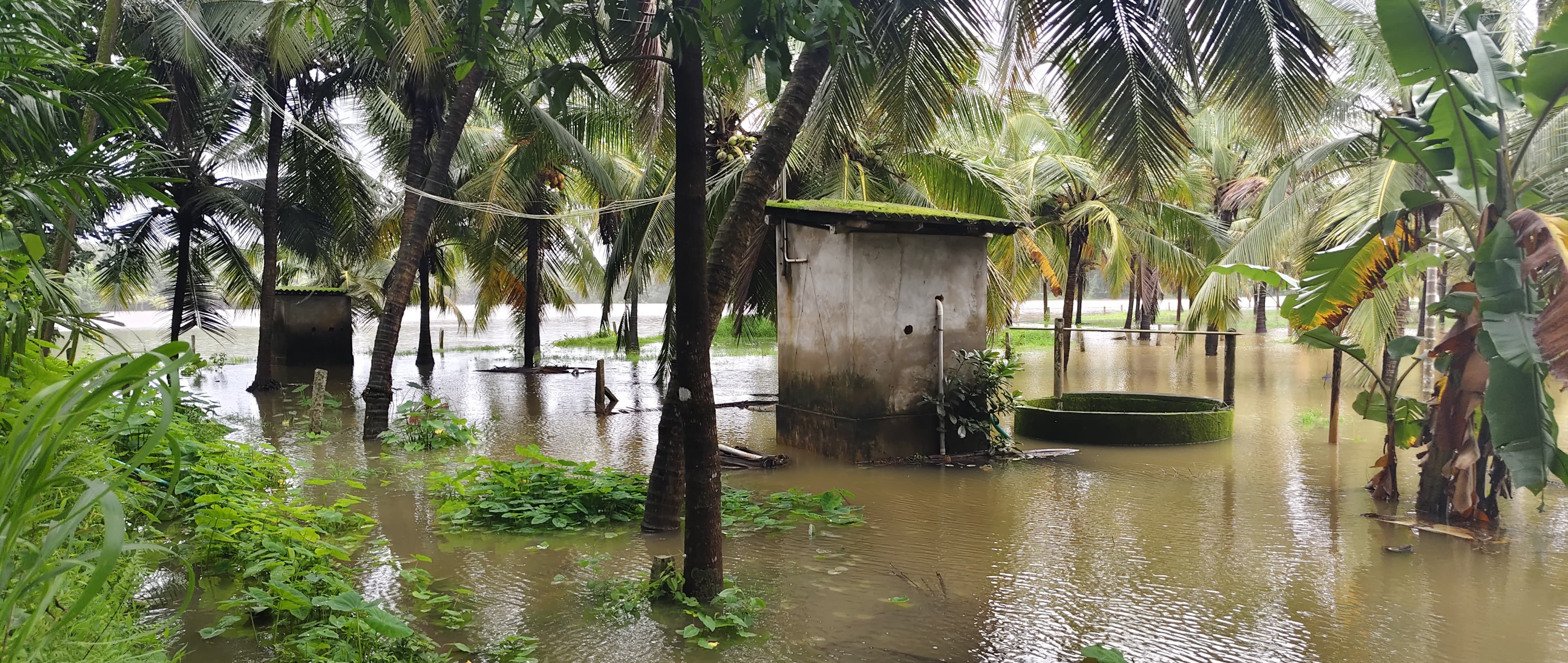 ಬೈಂದೂರಿನಲ್ಲಿ ನದಿ ಪಾತ್ರದ ಕೆಲವೆಡೆ ನೆರೆ ಉಂಟಾಗಿದೆ