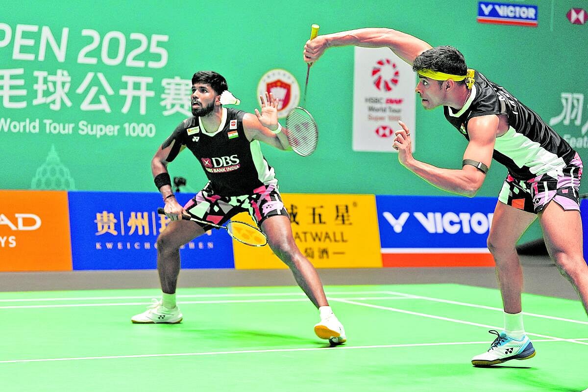 ಬ್ಯಾಡ್ಮಿಂಟನ್ | ಚೀನಾ ಓಪನ್‌: ಸಾತ್ವಿಕ್‌–ಚಿರಾಗ್‌ ಜೋಡಿ ನಾಲ್ಕರ ಘಟ್ಟಕ್ಕೆ