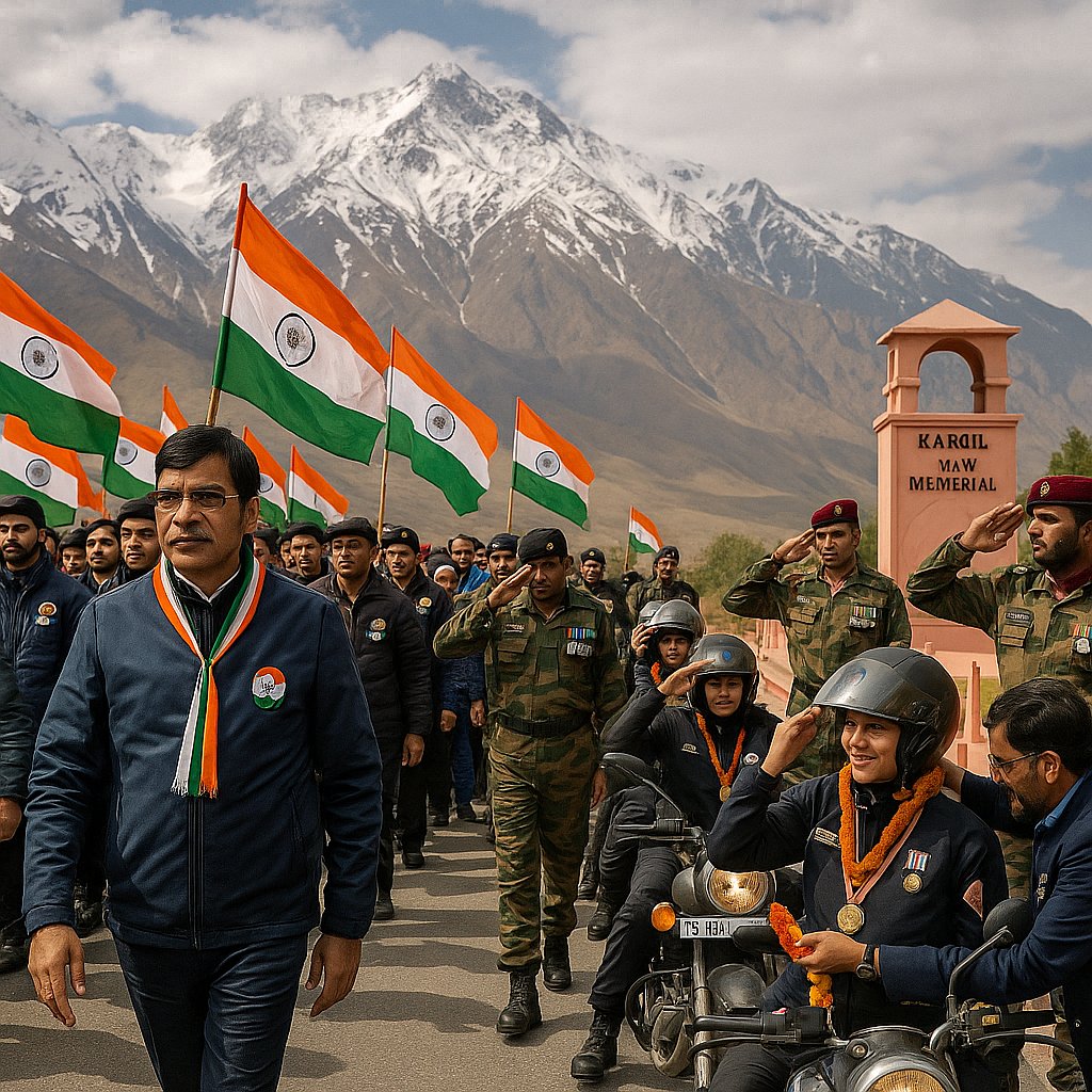 Kargil Vijay Diwas: ಶನಿವಾರ ದ್ರಾಸ್‌ನಲ್ಲಿ ಸಚಿವ ಮಾಂಡವೀಯರಿಂದ ಪಾದಯಾತ್ರೆ