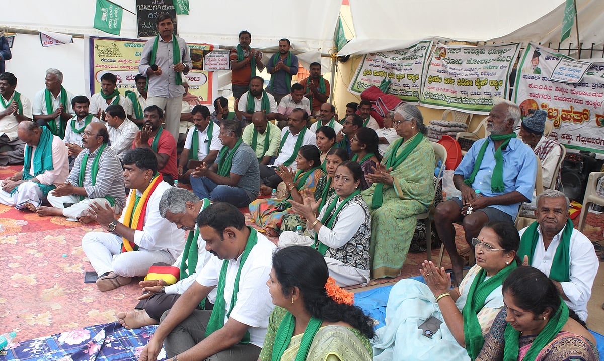 ಆನೇಕಲ್: ರೈತರ ಹೋರಾಟಕ್ಕೆ ಸಂಘಟನೆಗಳ ಬೆಂಬಲ