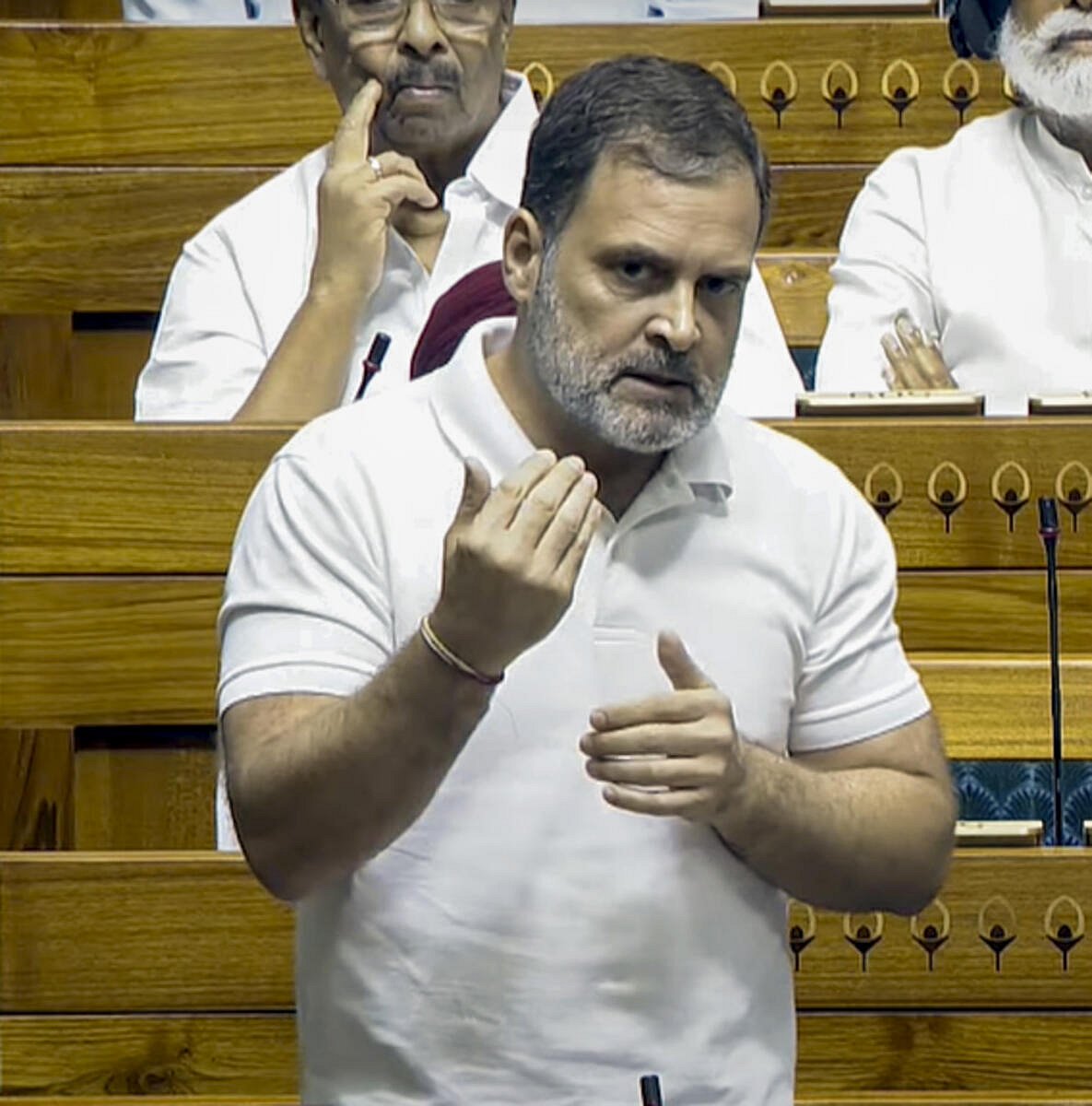 ಲೋಕಸಭೆಯಲ್ಲಿ ಬಾಯ್ತಪ್ಪಿನಿಂದ 'F' ಪದ ಬಳಕೆ ಮಾಡಿದ ರಾಹುಲ್ ಗಾಂಧಿ